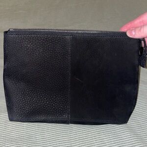 Jenni Kayne Black Suede Clutch